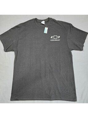 Chevrolet Chevy Logo T-Shirt XL Black 100% Cotton NEW Tee